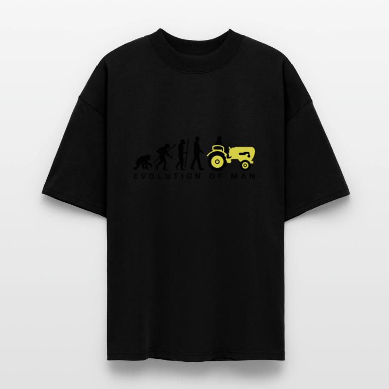 evolution_bauer_mit_traktor_032013_a_2c T-shirt bio Blaster 2.0 coupe oversize Stanley/Stella Unisexe