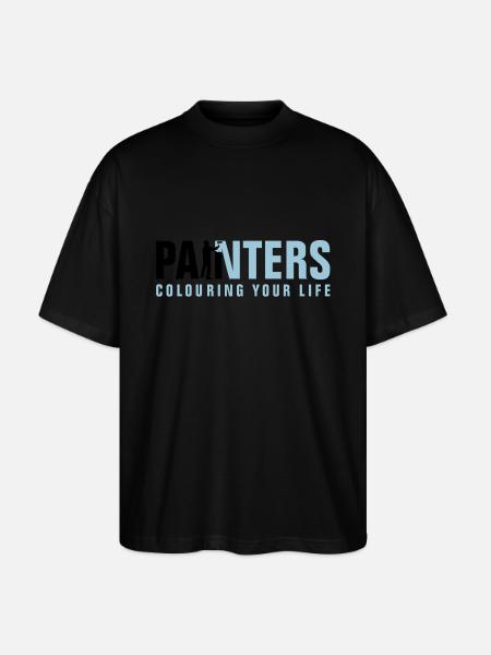 painters_062012_a_2c - Stanley/Stella Oversized Unisex Organic T-shirt Blaster 2.0 - black