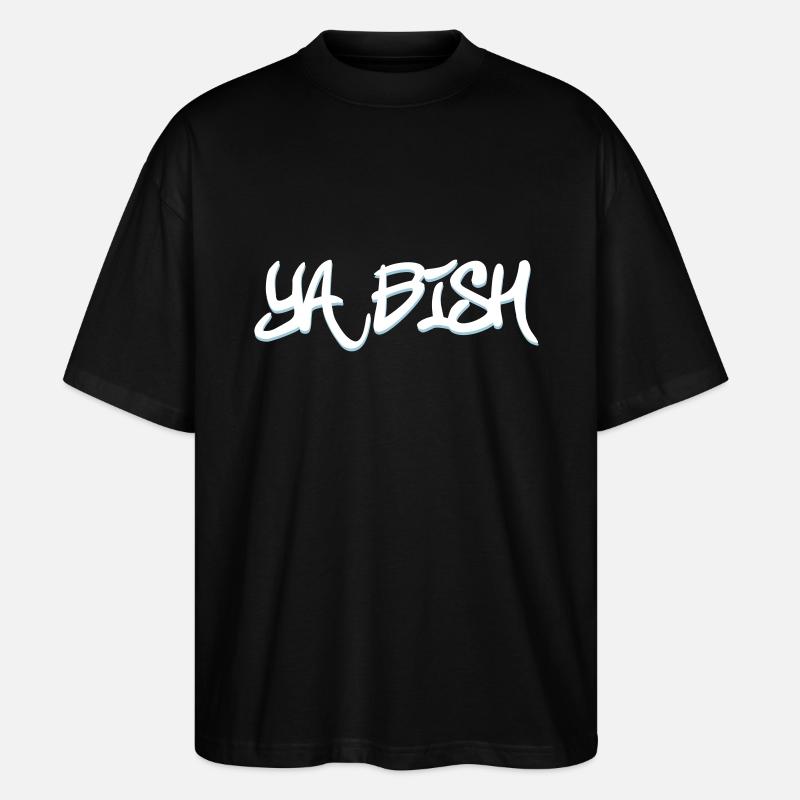 ya bish - Stanley/Stella Oversized Unisex Bio T-Shirt Blaster 2.0 - Schwarz