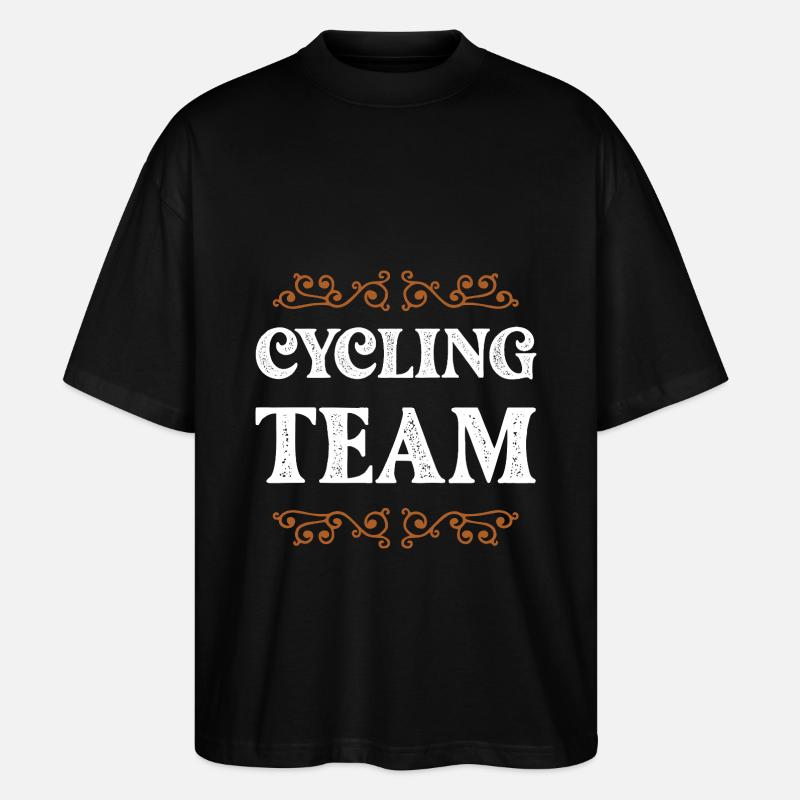 Cycling Crew - Stanley/Stella Oversized Unisex Bio T-Shirt Blaster 2.0 - Schwarz
