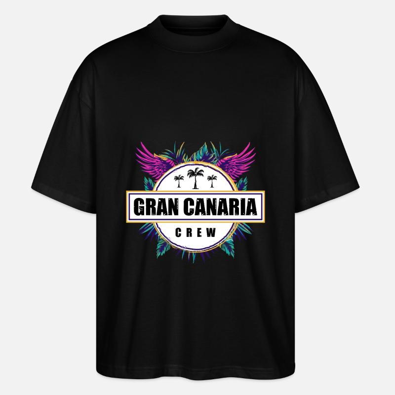Gran Canaria Crew Tropical - T-shirt bio Blaster 2.0 coupe oversize Stanley/Stella Unisexe - noir