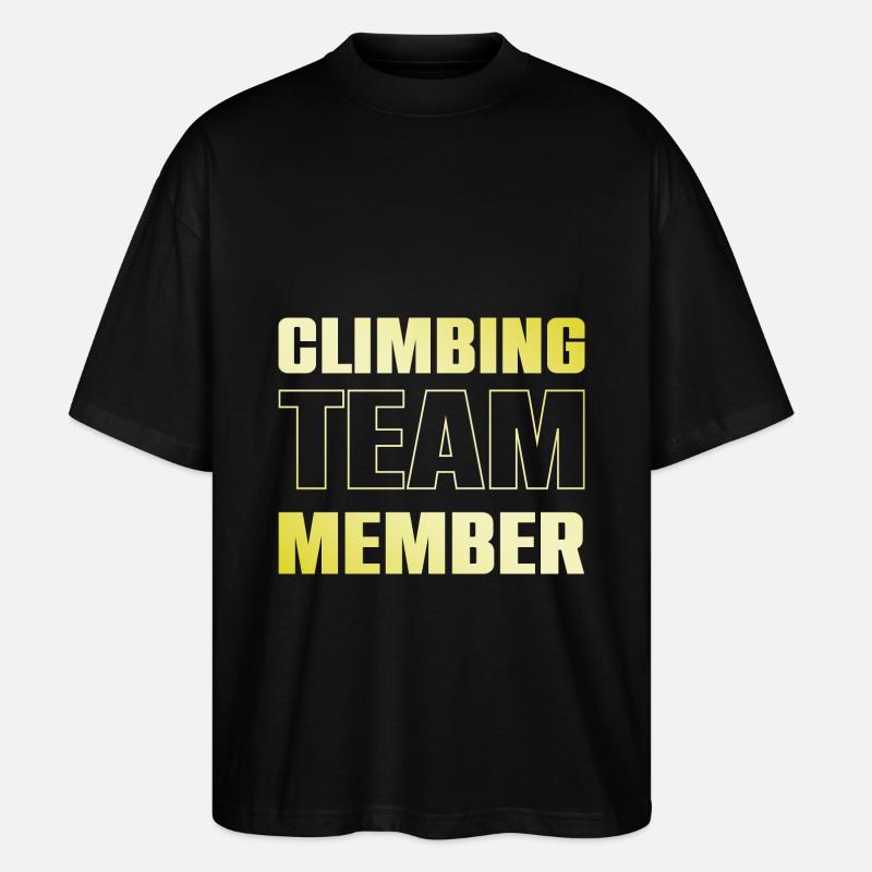 Équipe d'escalade - T-shirt bio Blaster 2.0 coupe oversize Stanley/Stella Unisexe - noir