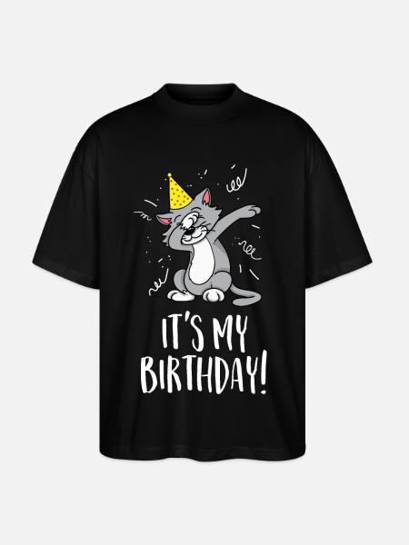 C'est mon anniversaire - Anniversaire et fête - T-shirt bio Blaster 2.0 coupe oversize Stanley/Stella Unisexe - noir