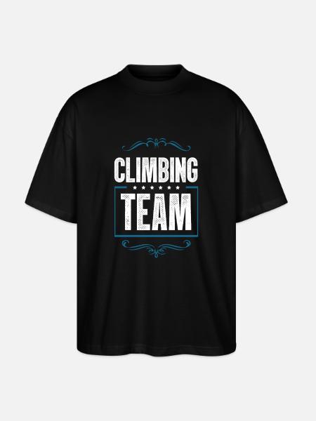Climbing Crew - Stanley/Stella Oversized Unisex Organic T-shirt Blaster 2.0 - black