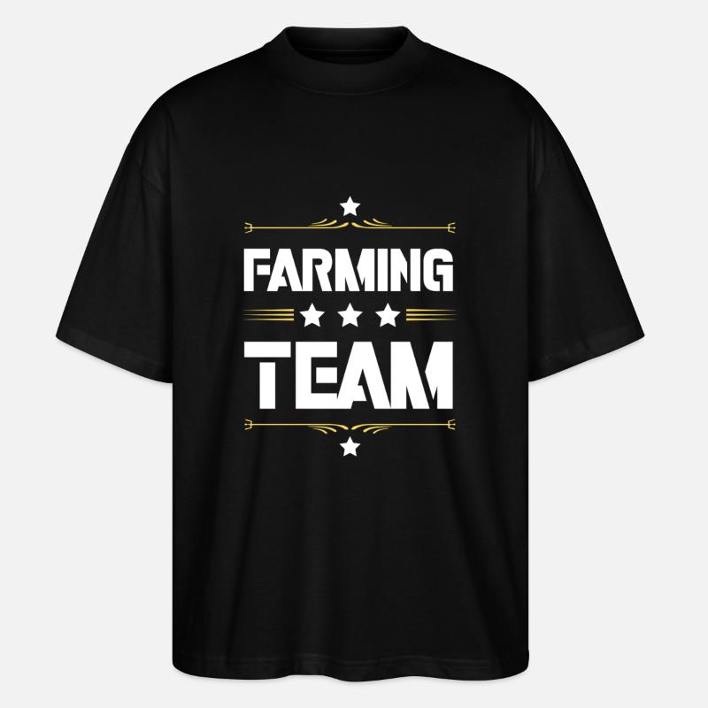 Équipe agricole - T-shirt bio Blaster 2.0 coupe oversize Stanley/Stella Unisexe - noir