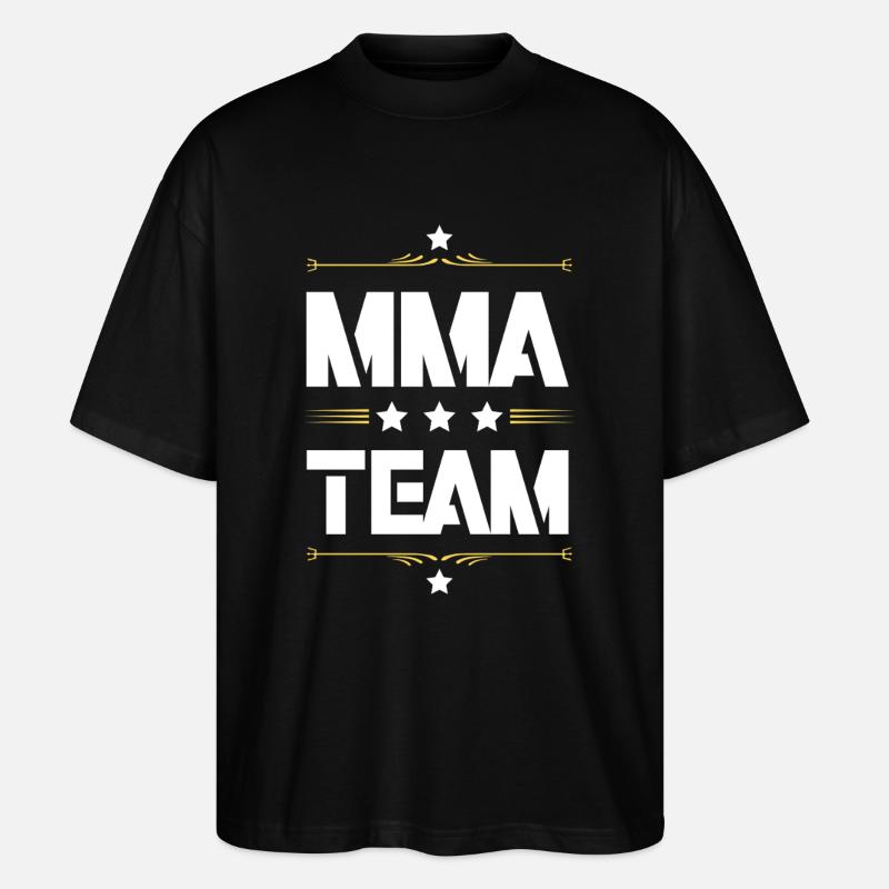 Mma Team - Stanley/Stella Oversized Unisex Bio T-Shirt Blaster 2.0 - Schwarz