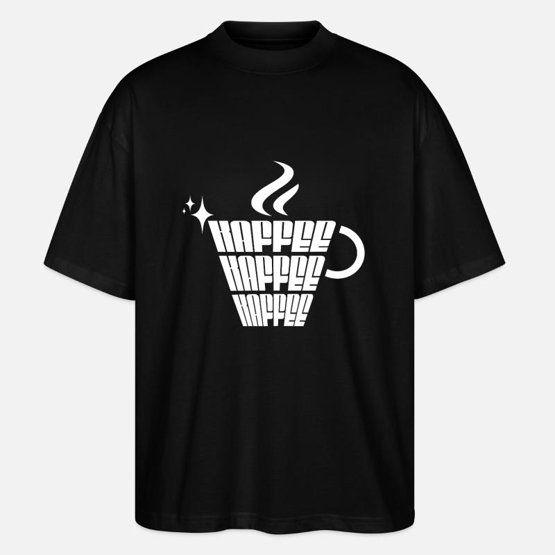 Café Café Café - T-shirt bio Blaster 2.0 coupe oversize Stanley/Stella Unisexe - noir