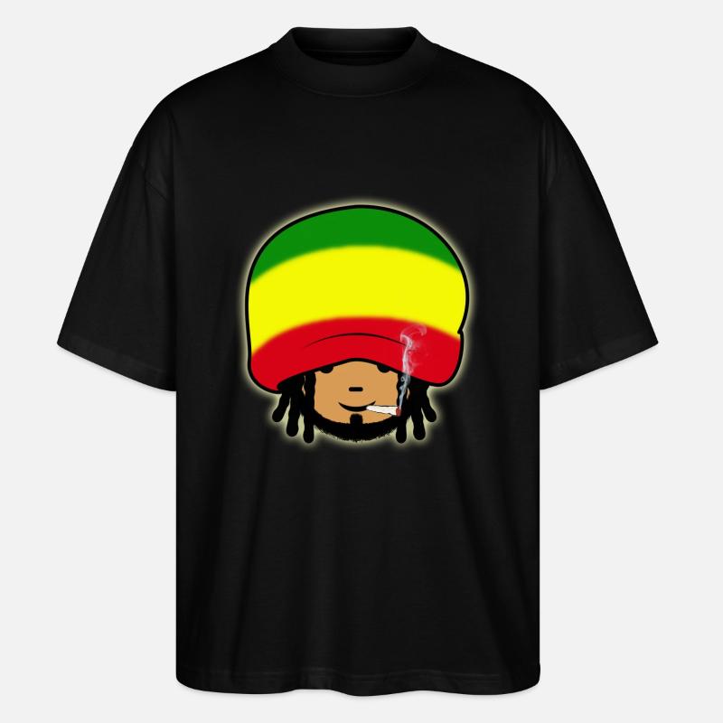rastaman 2 - T-shirt bio Blaster 2.0 coupe oversize Stanley/Stella Unisexe - noir