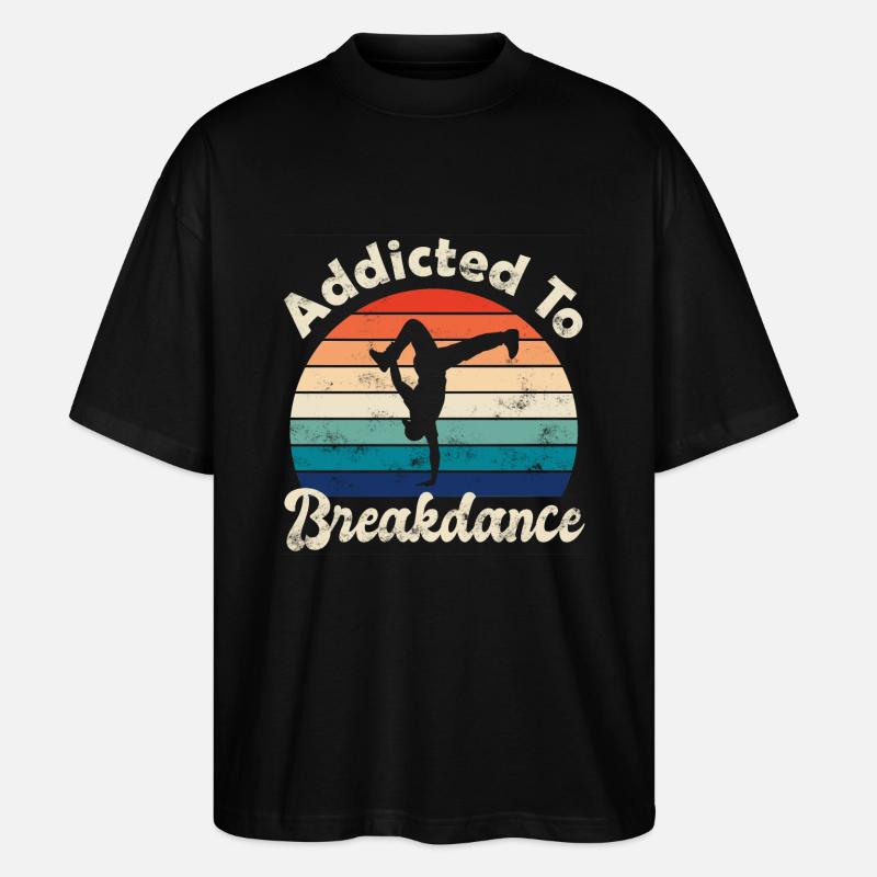 Breakdancing - Stanley/Stella Oversized Unisex Organic T-shirt Blaster 2.0 - black