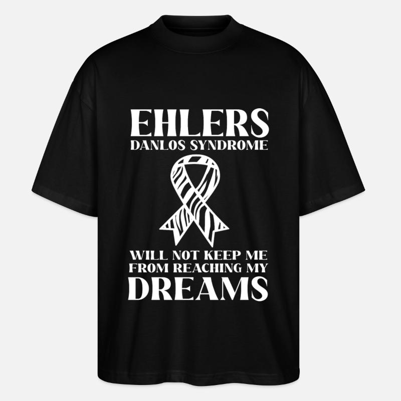 EDS HSD Ehlers-Danlos-Syndrom - Stanley/Stella Oversized Unisex Bio T-Shirt Blaster 2.0 - Schwarz