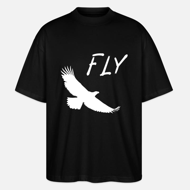 aigle - T-shirt bio Blaster 2.0 coupe oversize Stanley/Stella Unisexe - noir