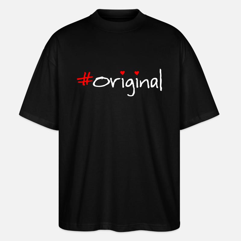 Original - Stanley/Stella Oversized Unisex Bio T-Shirt Blaster 2.0 - Schwarz