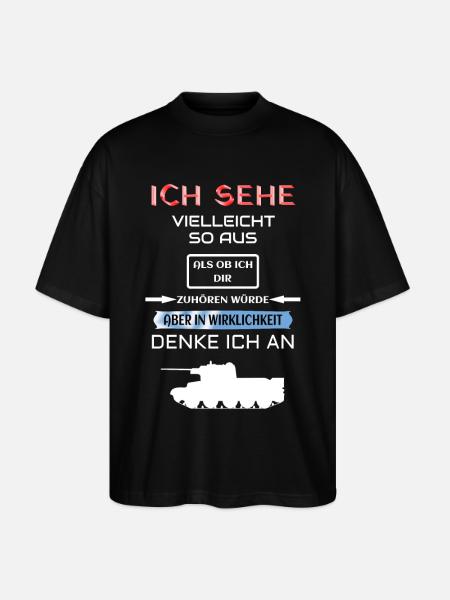 Panzer - Stanley/Stella Oversized Unisex Bio T-Shirt Blaster 2.0 - Schwarz