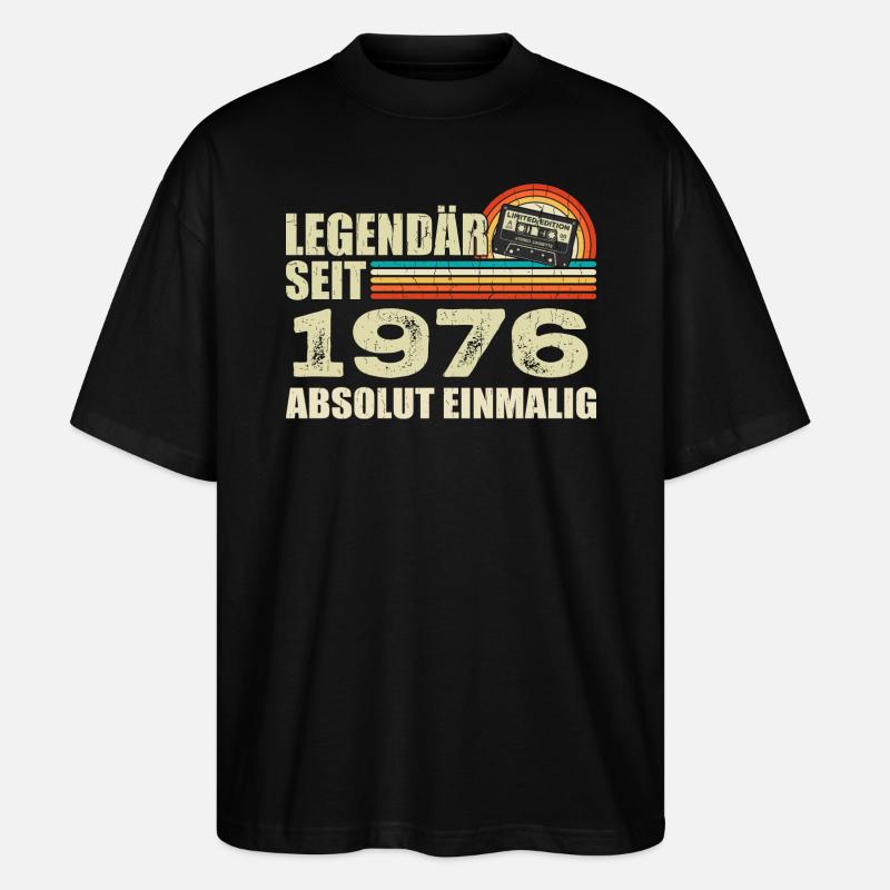 Legendary since 1976 - absolutely unique - Stanley/Stella Oversized Unisex Organic T-shirt Blaster 2.0 - black