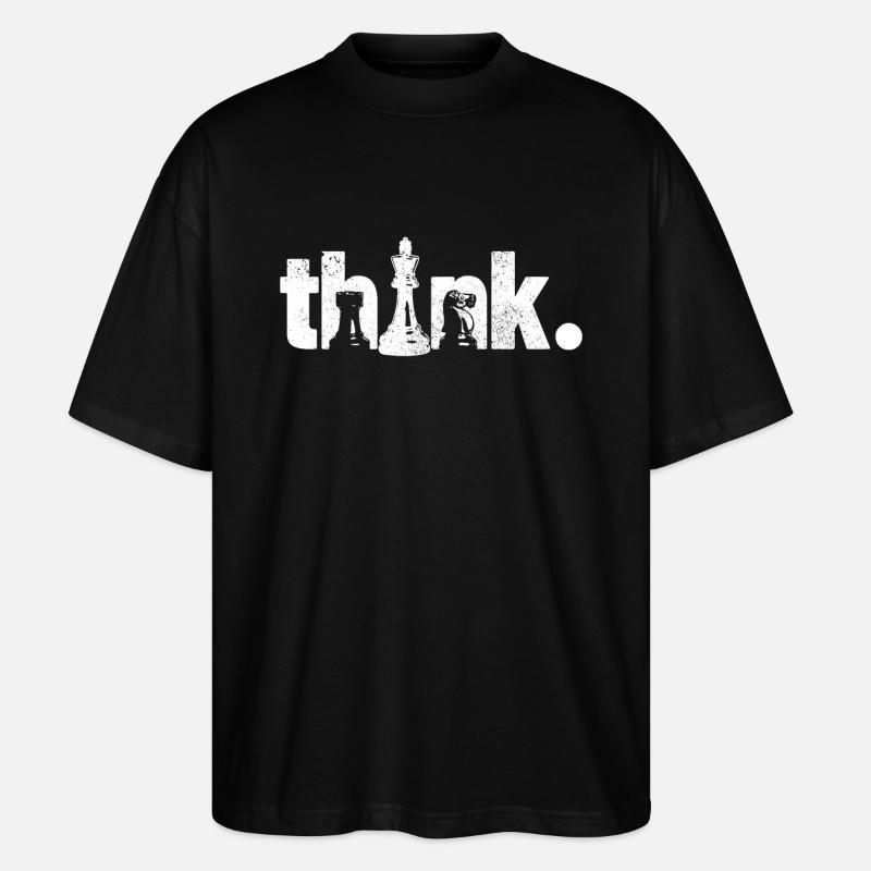Chess Chess Player Gift - Stanley/Stella Oversized Unisex Organic T-shirt Blaster 2.0 - black