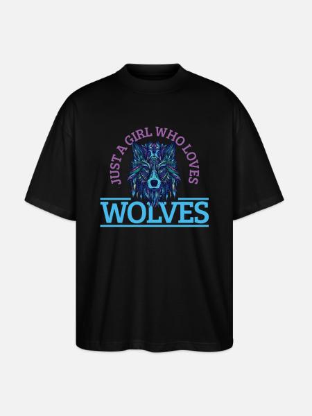 Cadeau de loup - T-shirt bio Blaster 2.0 coupe oversize Stanley/Stella Unisexe - noir