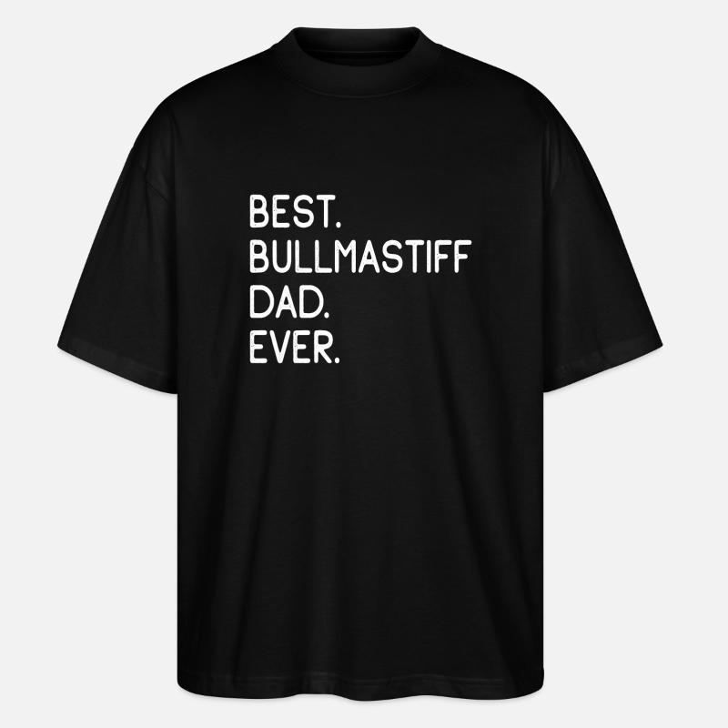Bullmastiff - Stanley/Stella Oversized Unisex Bio T-Shirt Blaster 2.0 - Schwarz
