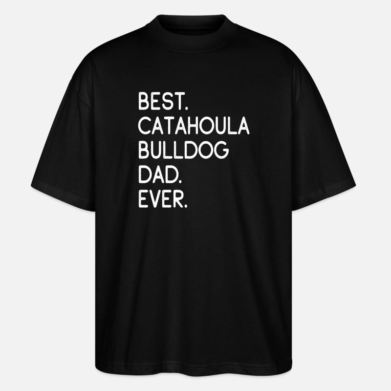 Bouledogue Catahoula - T-shirt bio Blaster 2.0 coupe oversize Stanley/Stella Unisexe - noir