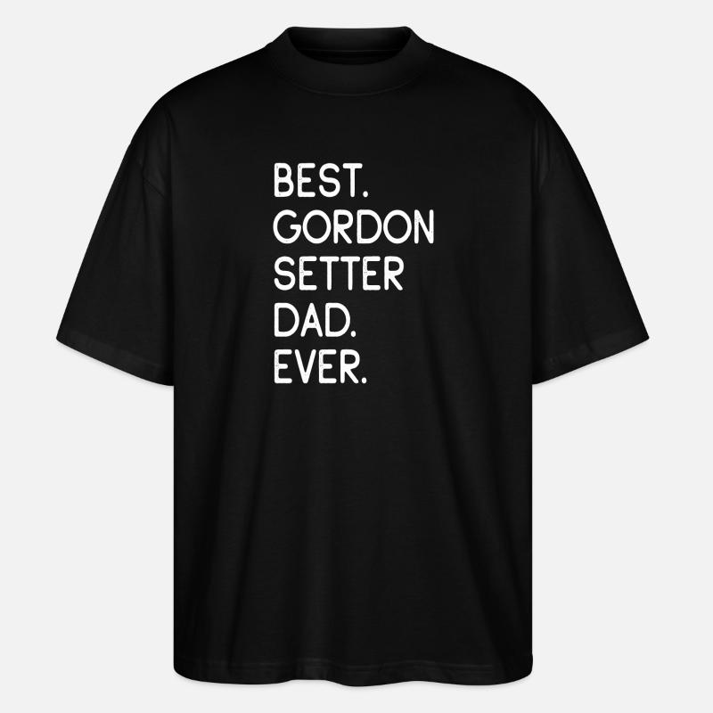 Gordon Setter - Stanley/Stella Oversized Unisex Bio T-Shirt Blaster 2.0 - Schwarz