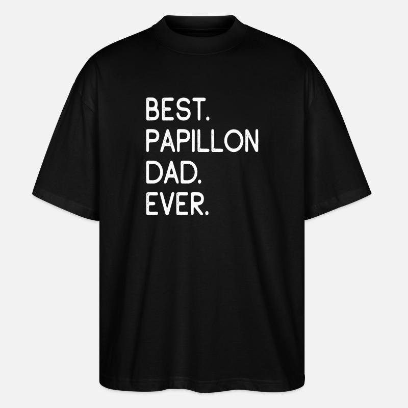 Papillon - T-shirt bio Blaster 2.0 coupe oversize Stanley/Stella Unisexe - noir