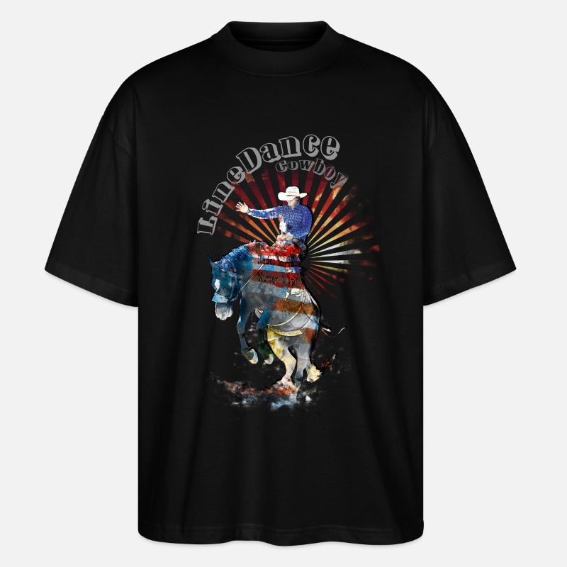 kl_linedance40 - T-shirt bio Blaster 2.0 coupe oversize Stanley/Stella Unisexe - noir