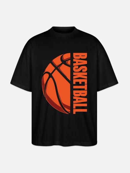 Basketball Basketball Player - Stanley/Stella Oversized Unisex Organic T-shirt Blaster 2.0 - black