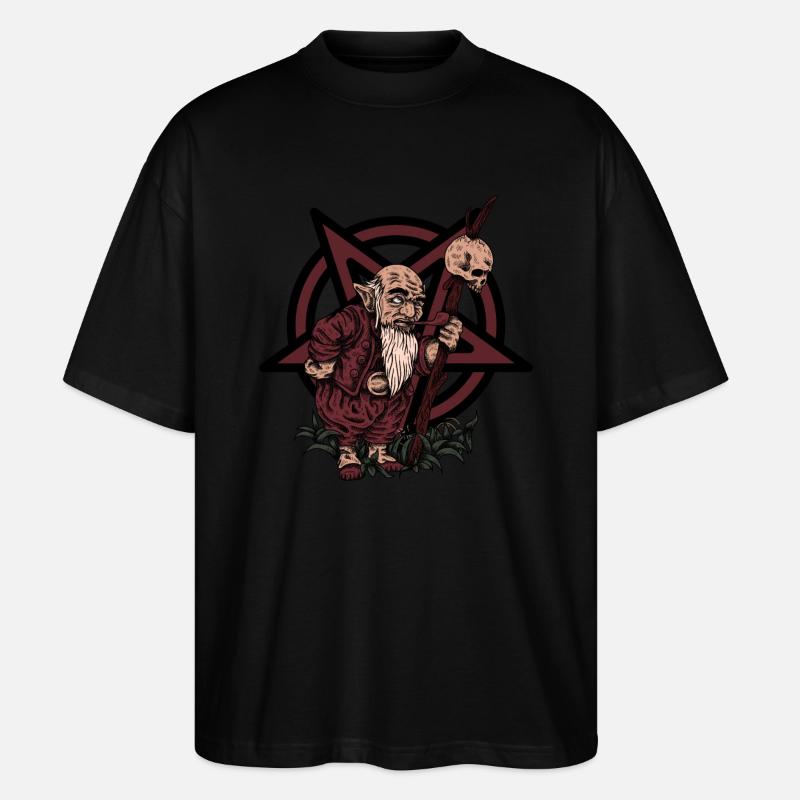 Le petit diablotin de Satan - T-shirt bio Blaster 2.0 coupe oversize Stanley/Stella Unisexe - noir