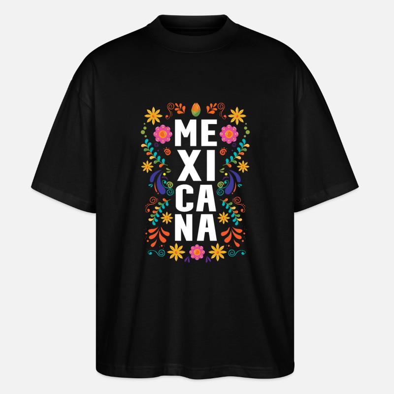 Mexicana Mexico - Stanley/Stella Oversized Unisex Organic T-shirt Blaster 2.0 - black