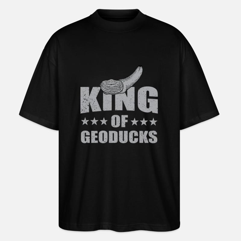 Roi Geoduck - T-shirt bio Blaster 2.0 coupe oversize Stanley/Stella Unisexe - noir
