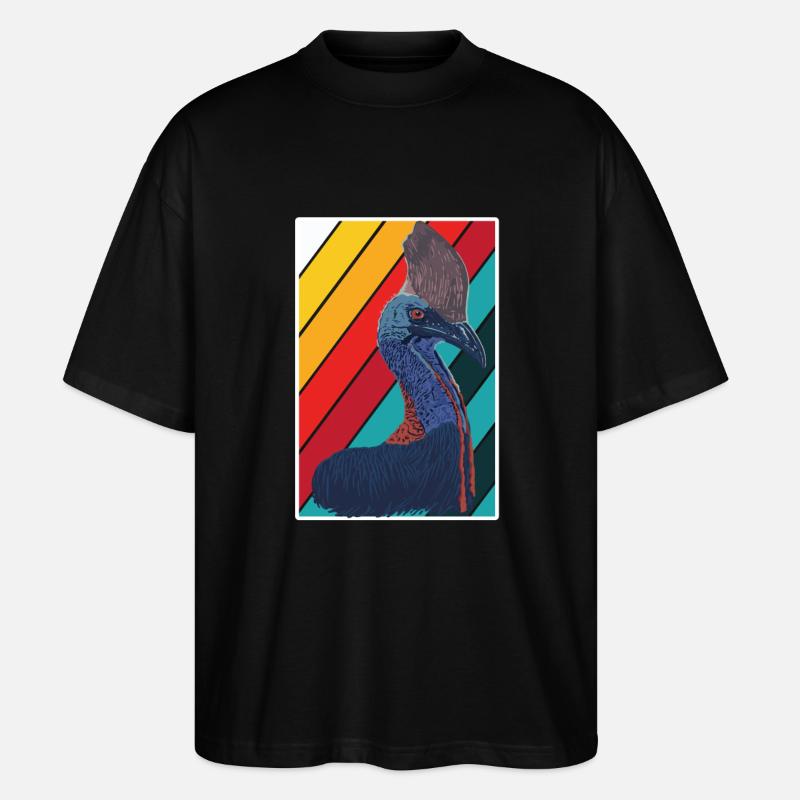 Casoar - T-shirt bio Blaster 2.0 coupe oversize Stanley/Stella Unisexe - noir