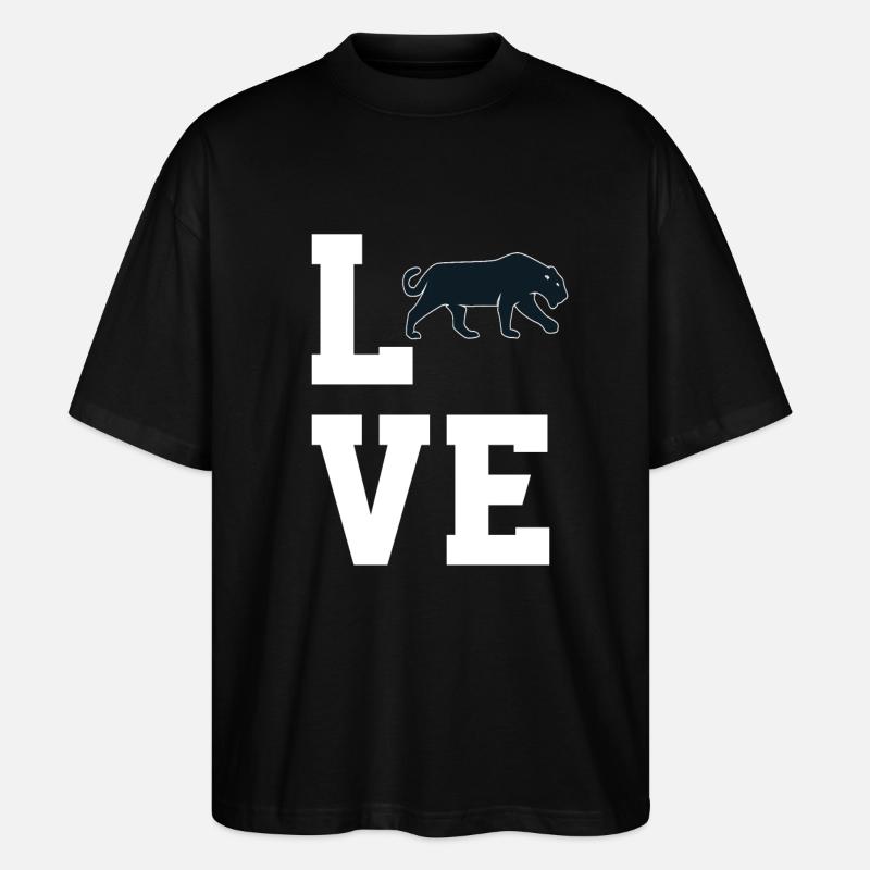 Chère Panthère Noire - T-shirt bio Blaster 2.0 coupe oversize Stanley/Stella Unisexe - noir