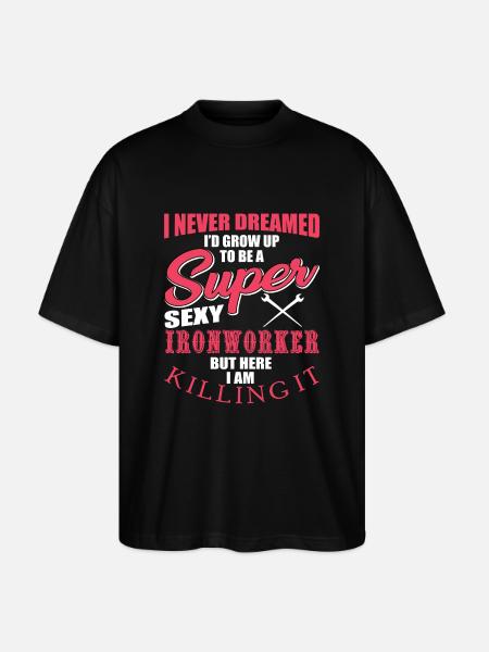 Metallurgical workers - Stanley/Stella Oversized Unisex Organic T-shirt Blaster 2.0 - black