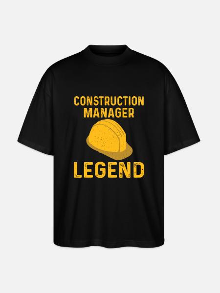 Site Manager Legend - Stanley/Stella Oversized Unisex Organic T-shirt Blaster 2.0 - black
