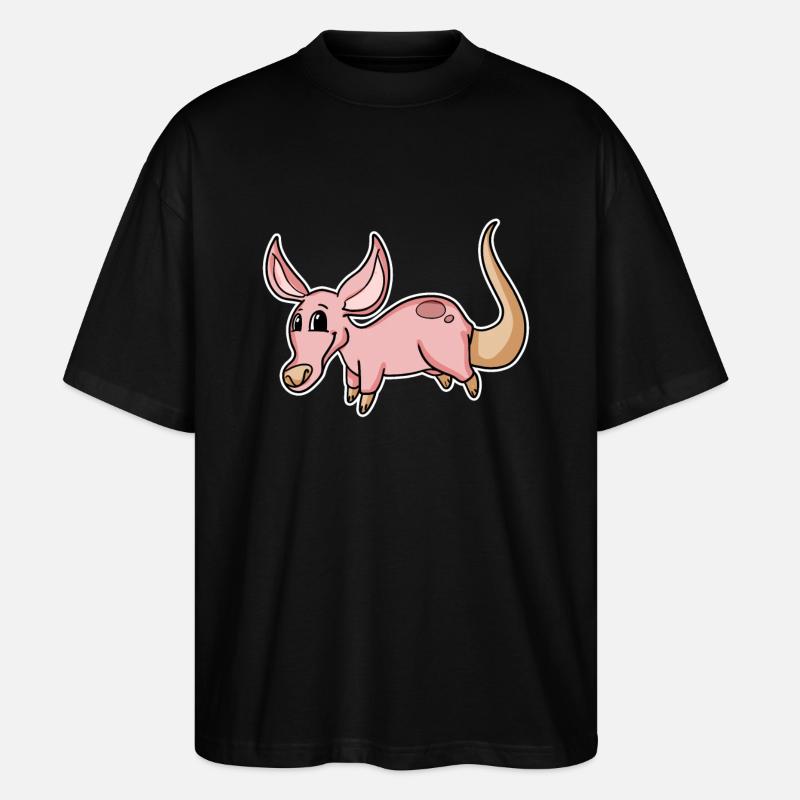 Oryctérope - T-shirt bio Blaster 2.0 coupe oversize Stanley/Stella Unisexe - noir