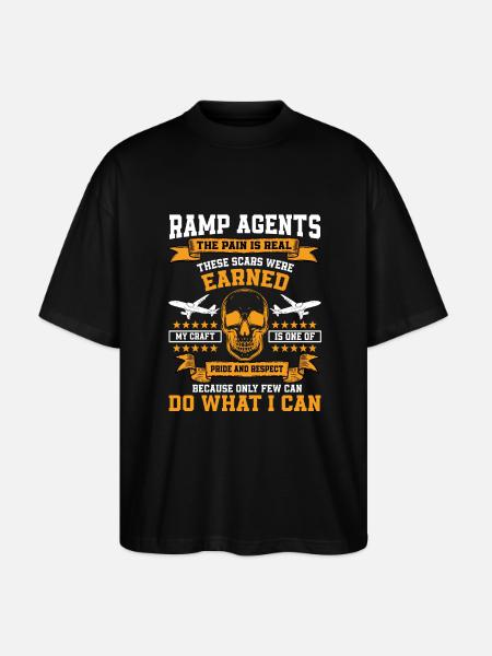 Ramp Agents - Stanley/Stella Oversized Unisex Organic T-shirt Blaster 2.0 - black