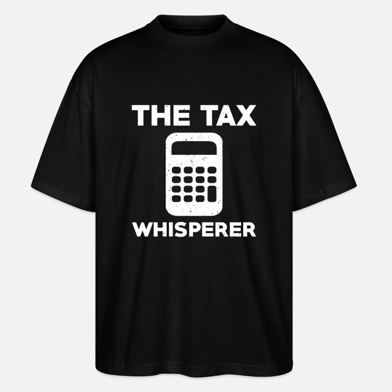 Comptable - The Tax Whisperer - T-shirt bio Blaster 2.0 coupe oversize Stanley/Stella Unisexe - noir