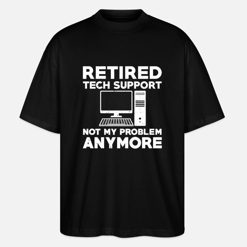 Support technique retiré - T-shirt bio Blaster 2.0 coupe oversize Stanley/Stella Unisexe - noir