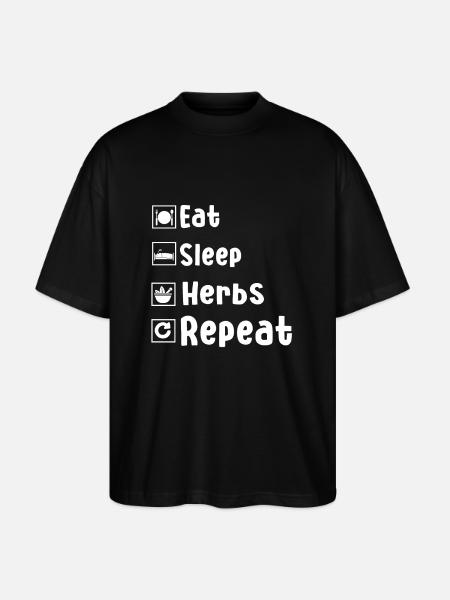 Funny Herb Lover Gift - Stanley/Stella Oversized Unisex Organic T-shirt Blaster 2.0 - black