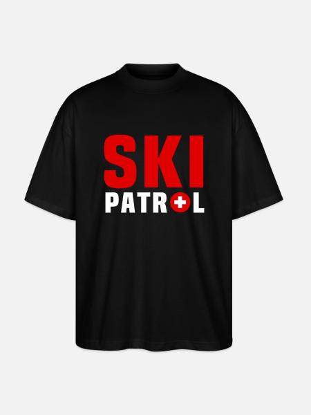 Piste rescue - Stanley/Stella Oversized Unisex Organic T-shirt Blaster 2.0 - black
