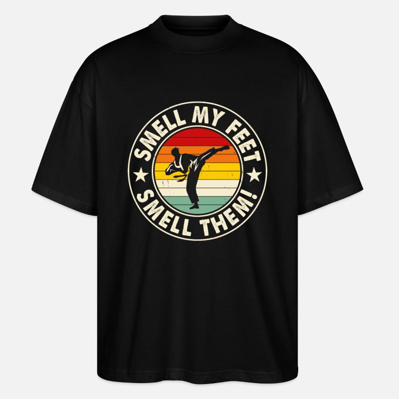 Karaté - T-shirt bio Blaster 2.0 coupe oversize Stanley/Stella Unisexe - noir