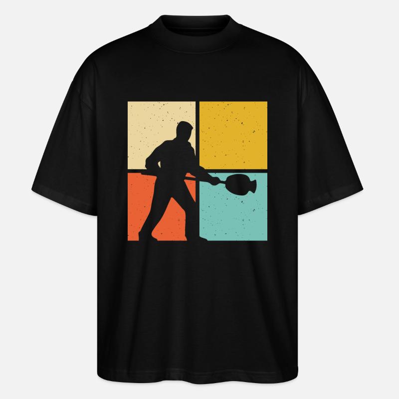 Souffleur - T-shirt bio Blaster 2.0 coupe oversize Stanley/Stella Unisexe - noir