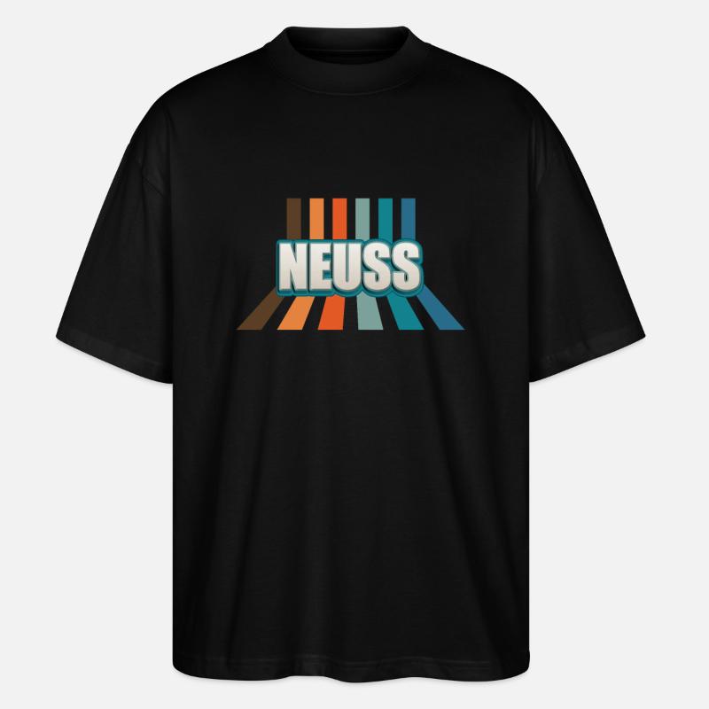 Neusserin Neusser Neuss - T-shirt bio Blaster 2.0 coupe oversize Stanley/Stella Unisexe - noir