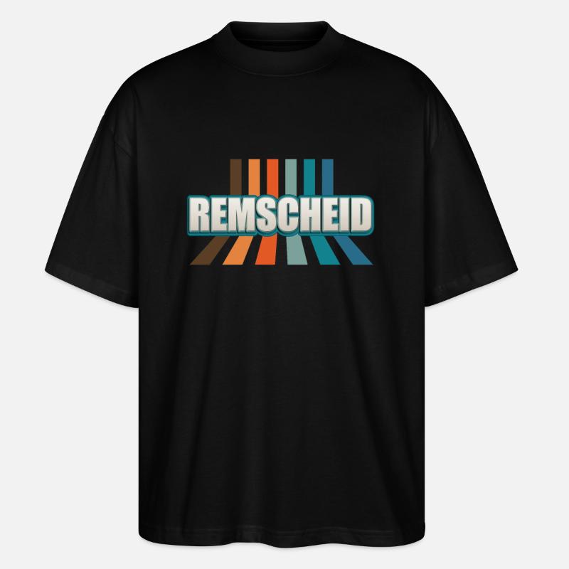 Remscheiderin Remscheider Remscheid - T-shirt bio Blaster 2.0 coupe oversize Stanley/Stella Unisexe - noir