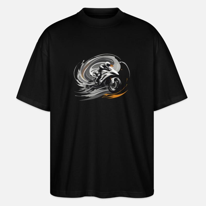 Speed Demon Biker - Stanley/Stella Oversized Unisex Bio T-Shirt Blaster 2.0 - Schwarz
