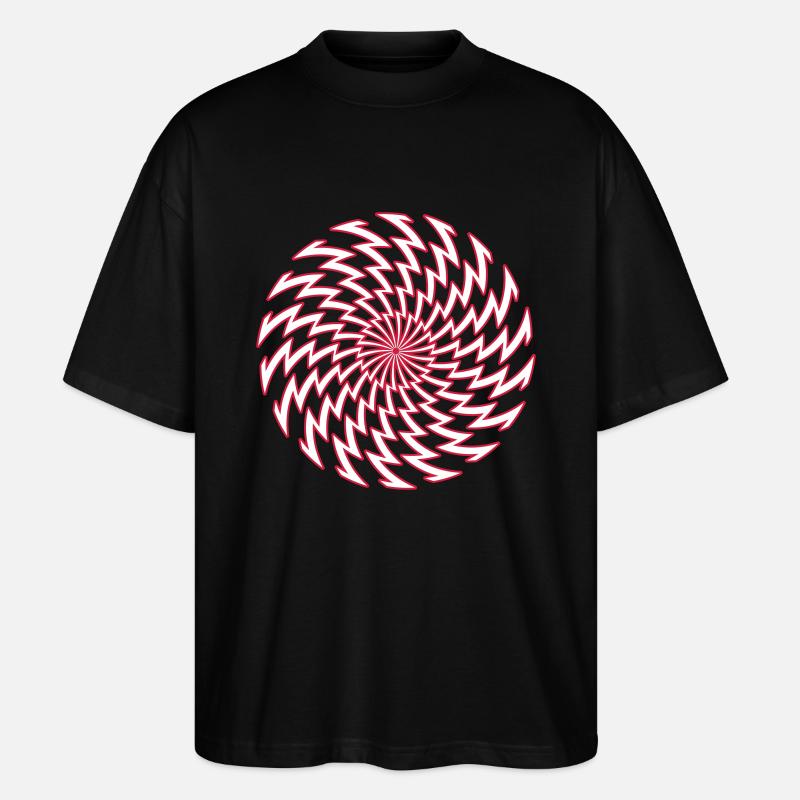 Spirale 23 - Stanley/Stella Oversized Unisex Bio T-Shirt Blaster 2.0 - Schwarz