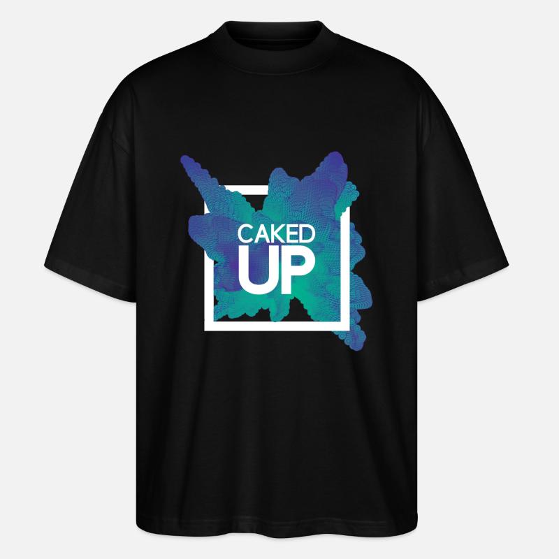 cakedup - T-shirt bio Blaster 2.0 coupe oversize Stanley/Stella Unisexe - noir