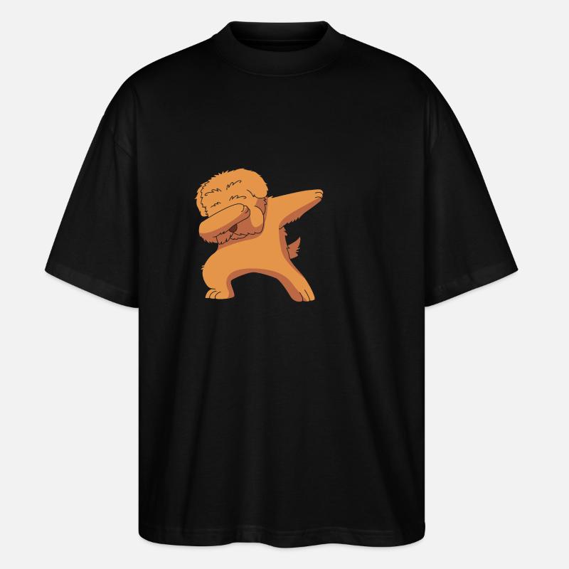 Chow Chow Hund - Stanley/Stella Oversized Unisex Bio T-Shirt Blaster 2.0 - Schwarz