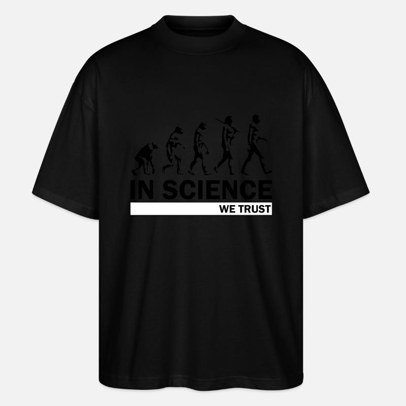 Science Evolution - Stanley/Stella Oversized Unisex Organic T-shirt Blaster 2.0 - black