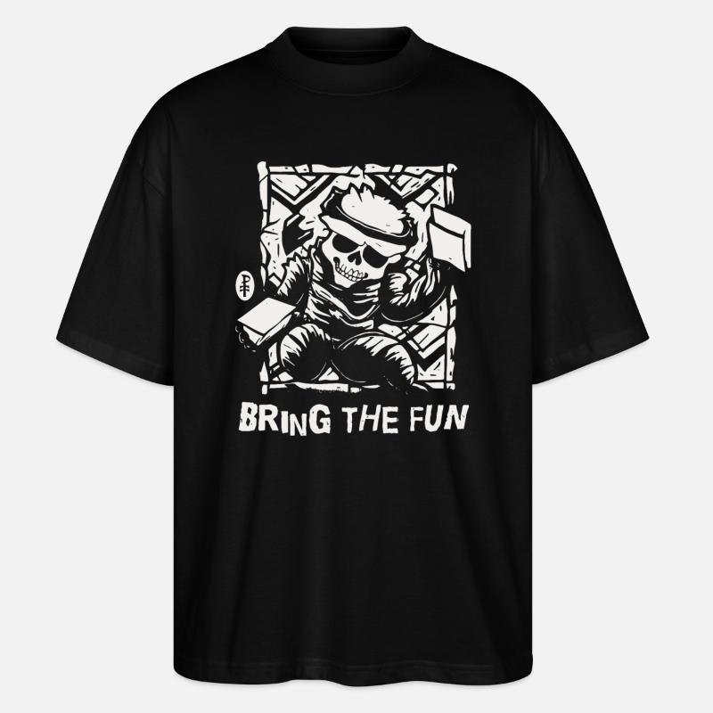 Bring the fun - Stanley/Stella Oversized Unisex Organic T-shirt Blaster 2.0 - black