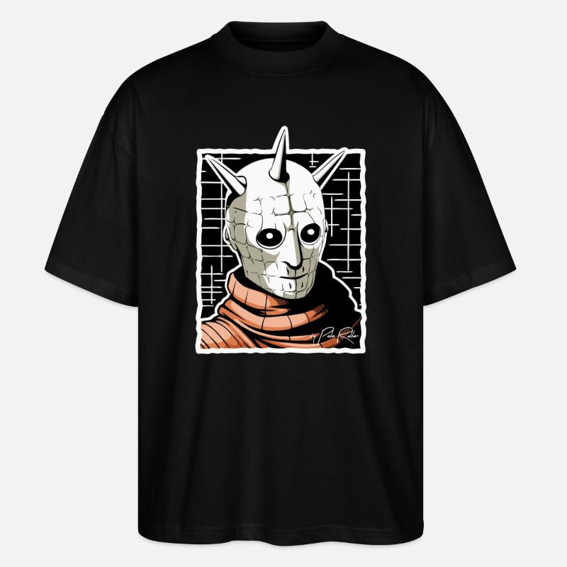 Der coolste Horror Bösewicht - Stanley/Stella Oversized Unisex Bio T-Shirt Blaster 2.0 - Schwarz
